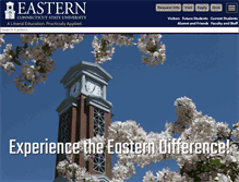 Tablet Screenshot of easternct.edu